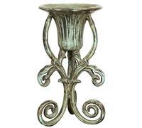 Biscottini Portavasi in ghisa 42x23 cm | Portavaso decorativo per interni ed esterni | Vaso per fiori elegante e resistente