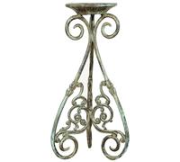 Biscottini Portavasi in ghisa finitura anticata Molto robusto, solido Offerta Speciale