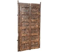 Biscottini Porte Interne Legno L110,5XPR8,5XH200,5 cm - Porta da Interno e da Esterno - Porta in Legno in Stile Antico