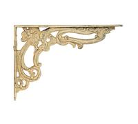 Biscottini Reggimensola in ghisa | Reggi mensola da muro con finitura a mano | Staffe per mensole pesanti | Staffa per mensola