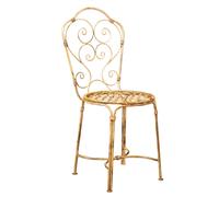 Biscottini Sedia Ferro Battuto Forgiata a Mano 40x45x97 Esterno Interno Casa