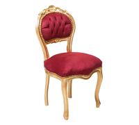 Biscottini Sedia stile francese Luigi XVI in legno massello di faggio