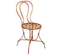 Biscottini Sedie da Giardino in Ferro Battuto L50,5xPR45,5xH91,5 - Sedie da Esterno Vintage - Arredo Giardino e Terrazzo - Sedia Ferro Battuto Rustica