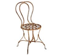 Biscottini Sedie da Giardino in Ferro Battuto L50,5xPR45,5xH91,5 - Sedie da Esterno Vintage - Arredo Giardino e Terrazzo - Sedia Ferro Battuto Rustica