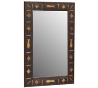 Biscottini Specchiera da appendere L61xPR3xH93 cm. Specchio parete cornice Offerta