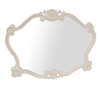 Biscottini SPECCHIERA DA PARETE IN LEGNO FINITURA BIANCA ANTICATA MADE IN ITALY Specchio