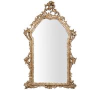 Biscottini SPECCHIERA DA PARETE IN LEGNO FINITURA FOGLIA ARGENTO ANTICO MADE IN ITALY