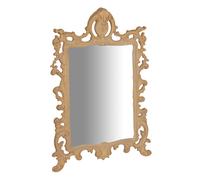 Biscottini SPECCHIERA DA PARETE IN LEGNO FINITURA GREZZA MADE IN ITALY