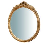 Biscottini SPECCHIERA DA PARETE VERTICALE/ORIZZONTALE IN LEGNO FINITURA FOGLIA ORO ANTICATO L40XPR4XH45 cm Made in Italy