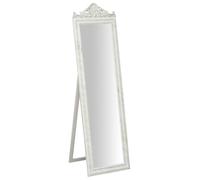 Biscottini Specchiera da terra finitura bianco anticato CON GRECA L40xPR3xH140 struttura