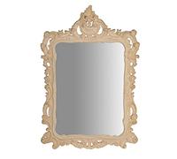 Biscottini Specchio bagno cornice barocca 108x8x72 cm | Specchio vintage da parete | Specchio grande da parete