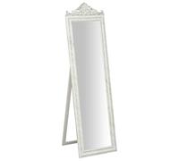 Biscottini Specchiera da terra finitura bianco anticato CON GRECA L40xPR4xH140 struttura