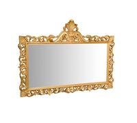 Biscottini Specchio shabby 152x112x10 cm Made in Italy | Specchio vintage da parete | specchio grande da parete | Specchio da parete orizzontale