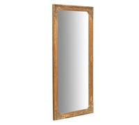 Biscottini Specchio Specchiera Parete 35x4x82 Oro Anticato Legno Verticale