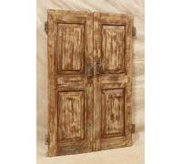 Biscottini Tapparella / scurino in legno massello di teak, articolo antico perfettamente restaurato