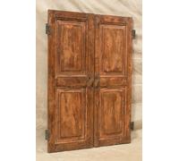 Biscottini Tapparella / scurino in legno massello di teak, articolo antico perfettamente restaurato