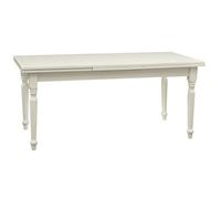 Biscottini Tavolo allungabile sala da pranzo 180x80x90 cm - Tavolo allungabile da esterno e interno Made in Italy - Tavolo da pranzo allungabile in massello di Tiglio