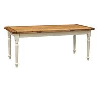Biscottini Tavolo allungabile sala da pranzo 200x80x90 cm - Tavolo allungabile da esterno e interno Made in Italy - Tavolo da pranzo allungabile in massello di Tiglio