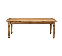 Biscottini Tavolo allungabile sala da pranzo 220x80,5x100,5 cm - Tavolo allungabile da esterno e interno Made in Italy - Tavolo da pranzo allungabile in massello di Tiglio