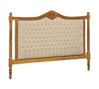 Biscottini Testiera letto matrimoniale imbottita 180x6x134 cm - Testiere per letto matrimoniale - Testata letto matrimoniale imbottita