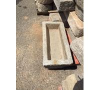 Biscottini Vasca in pietra antica, misure assortite, 1 pc rettangolare Vecchia pietra,