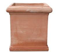 Biscottini Vaso cubo in Terracotta 100% Made in Italy interamente Lavorata a Mano Offerta