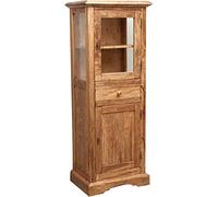 Biscottini Vetrina Soggiorno in Legno 150x43x55 cm - Mobile Bar per casa Porta liquori - Mobile Cucina e Mobile Soggiorno
