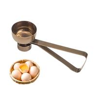Biscotto all'uovo, taglierina per ornamento dell'uovo - Utensili per biscotti e apriuova - Apriscatole per uova in acciaio inossidabile, rompiuova in metallo sicuro e veloce per hor
