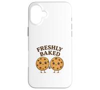 Biscotto appena sfornato Carino Kawaii Cottura Pun Custodia per iPhone 16 Plus