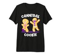 Biscotto Cannibale di Pan di Zenzero Divertente Halloween Maglietta Premium