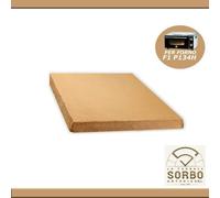 BISCOTTO DI SORRENTO 34,5X39,5x2,5 - PIETRA REFRATTARIA FORNO PIZZA [EEK: A]