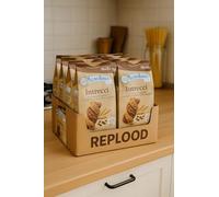 Biscotto Intrecci con Farina Integrale, Gocce di Cioccolato e Grano Saraceno - Confezione da 8 x 300g - Biscotti Integrali Doppio Gusto, Ricchi di Fibre - Perfetti per la Colazione e le Pausa Dolce"