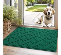 Biscpro Zerbini per Ingresso Interno,50x80cm Tappetino Antiscivolo Lavabile in Lavatrice,Zerbino d'Ingresso Polipropilene Assorbenti per Interno,Ingresso,Esterno,Corridoio,Balcone-Evergreen