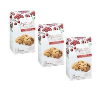 Biscuiterie de Provence | Biscotti BIO con Mirtilli Rossi e Miscela di Semi - 3 x 120 Gr | Astuccio Biscotti Francesi Mirtilli, Mandorle, Semi di Zucca e Girasole