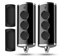 BiSecur 868,3 - Apriporta da garage con telecomando, compatibile con Hörmann HSE4-868-BS, 2 pezzi, colore: Nero