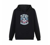 BISEGRLIN Hoody Waylon Jennings Lonesome Long Sleeve Sweatshirts M