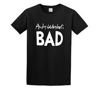 BISEGRLIN Men's Andy Warhol'S Bad As Worn Bymens Short Sleeve Shirt T Shirt T-Shirts Black 3XL
