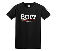 BISEGRLIN Men's Hamilton Musical Burr 1800 No Star Cotton Shirt T Shirt T-Shirts Black M