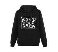 BISEGRLIN Mischief Brew Hardcore Anarcho Punk Rocken's Hoodie Graphic Sweatshirt S