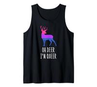 Bisessuale Oh Deer I'm Queer - Divertente orgoglio LGBT Carino Canotta