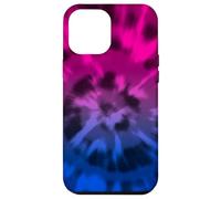 Bisessuale Tie Dye Boho Bi Pride Bandiera Colori Rosa Viola Custodia per iPhone 12 Pro Max
