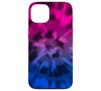 Bisessuale Tie Dye Boho Bi Pride Bandiera Colori Rosa Viola Custodia per iPhone 13
