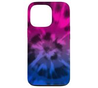 Bisessuale Tie Dye Boho Bi Pride Bandiera Colori Rosa Viola Custodia per iPhone 13 Pro