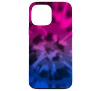 Bisessuale Tie Dye Boho Bi Pride Bandiera Colori Rosa Viola Custodia per iPhone 13 Pro Max