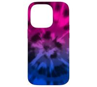 Bisessuale Tie Dye Boho Bi Pride Bandiera Colori Rosa Viola Custodia per iPhone 14 Pro