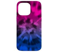 Bisessuale Tie Dye Boho Bi Pride Bandiera Colori Rosa Viola Custodia per iPhone 14 Pro Max