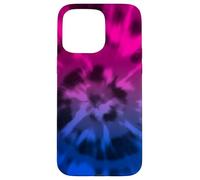 Bisessuale Tie Dye Boho Bi Pride Bandiera Colori Rosa Viola Custodia per iPhone 15 Pro Max