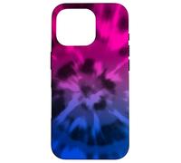 Bisessuale Tie Dye Boho Bi Pride Bandiera Colori Rosa Viola Custodia per iPhone 16 Pro