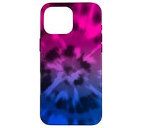 Bisessuale Tie Dye Boho Bi Pride Bandiera Colori Rosa Viola Custodia per iPhone 16 Pro Max