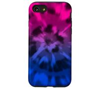 Bisessuale Tie Dye Boho Bi Pride Bandiera Colori Rosa Viola Custodia per iPhone SE (2020) / 7/8